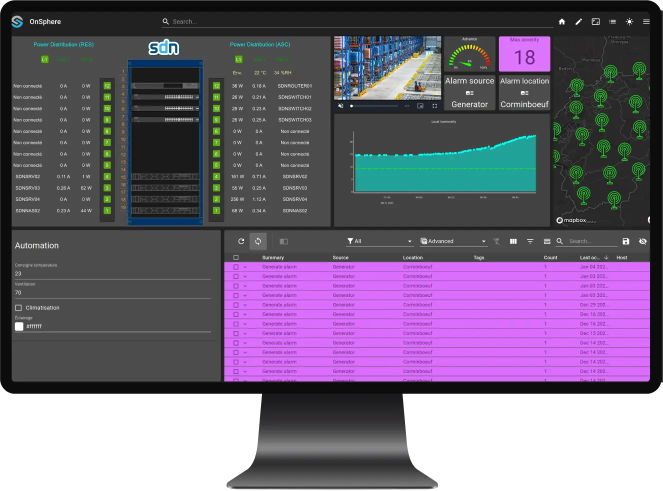 OnSphere Interface